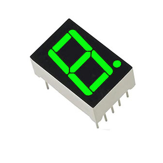 7 Segment 1 digits LED display Groen CC 0.56 Inch&nbsp;