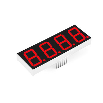 7 Segment 4 digits LED display Rood CC 0.56 Inch​​​​​​​