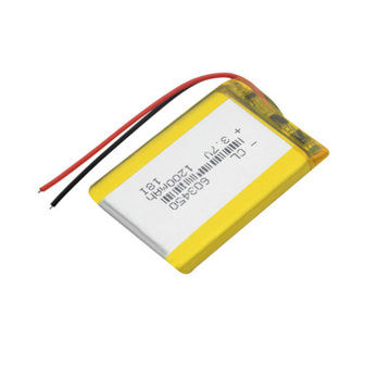 Lithium Ion Polymer batterij - 3,7 V 1200mAh 50x34x6mm