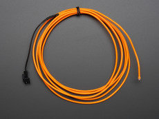 Electroluminescent (EL) Wire - 2.5 meters  oranje  adafruit