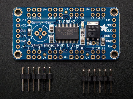 24-Channel 12-bit PWM LED Driver  van Adafruit 1429