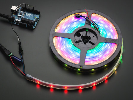 NeoPixel RGB strip 30LEDs/1m zwart van Adafruit 1460