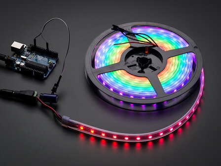 NeoPixel RGB strip 60LEDs/1m zwart van Adafruit 1461