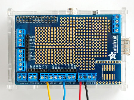 Prototyping Pi Plate Kit/Shield for Raspberry Pi van Adafruit 801