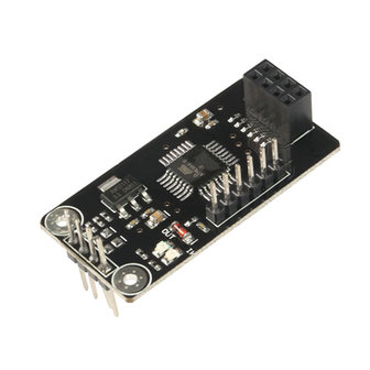 NRF24L01+ SHIELD MET ATMEGA48 MICROCONTROLLER