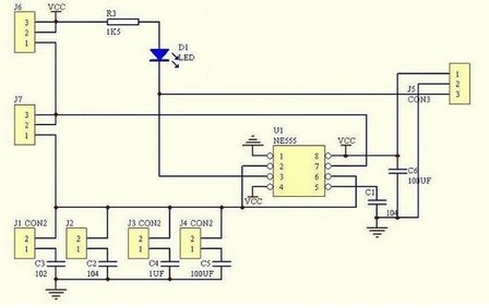 NE555 signaal generator module