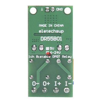 DR55B01 DC6-24V 2A Flip-Flop Klink Motor Omkeerbare Controller Zelfsluitende Bistable Reverse Polariteit Relais Module 