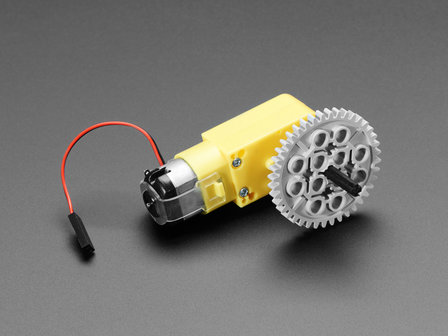 DC-versnellingsbak &quot;TT&quot;-motor naar LEGO&reg;-compatibele kruisas Adafruit 3810