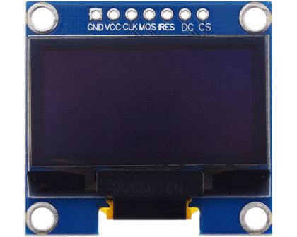 Graphical OLED Display: 128x64, 1.3