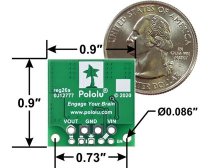 5V Step-Up/Step-Down Voltage Regulator S13V30F5  Pololu 4082