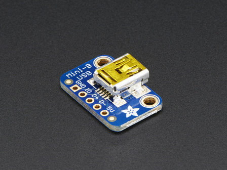 USB Mini-B Breakout Board  van Adafruit 1764