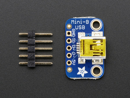 USB Mini-B Breakout Board  van Adafruit 1764