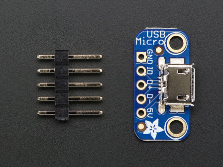 USB Micro-B Breakout Board  van Adafruit 1833
