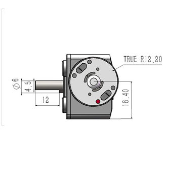 JGY370 wormwielmotor DC 6v 6 rpm reductie omkeerbare zelfborgende motor