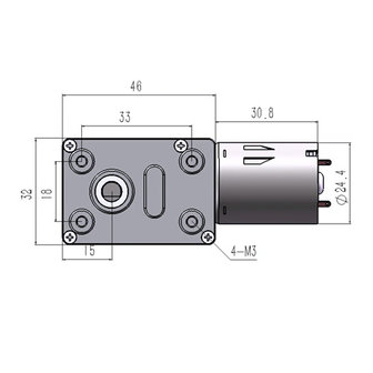 JGY370 wormwielmotor DC 6v 6 rpm reductie omkeerbare zelfborgende motor