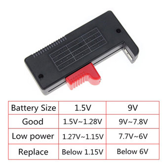 Batterij Tester Model BT-168D