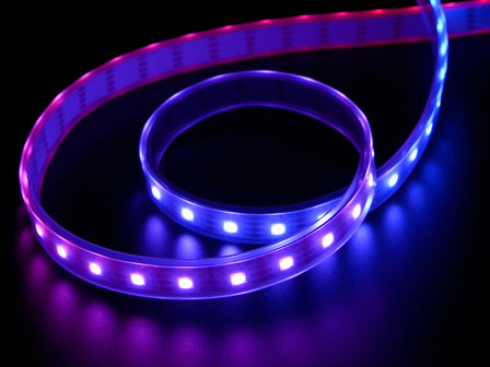 Dotstar RGB strip 60LEDs/1m wit van Adafruit 2240