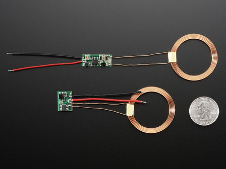 Inductive Charging Set - 3.3V 500mA max Adafruit 1459