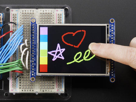 2.8 inch TFT LCD with Touchscreen  w/MicroSD Adafruit 1770