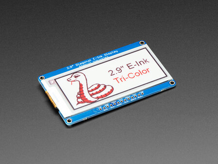 2.9&quot; Red/Black/White eInk Display Breakout - THINK INK Adafruit 1028