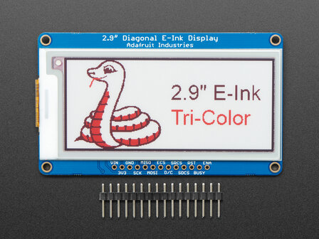 2.9&quot; Red/Black/White eInk Display Breakout - THINK INK Adafruit 1028