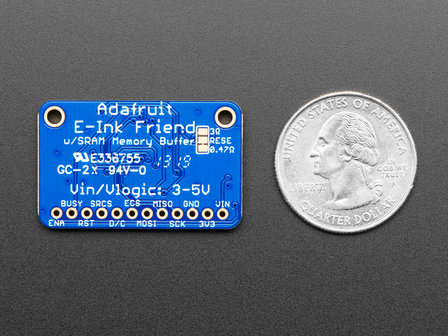 eInk Breakout Friend with 32KB SRAM Adafruit 4224