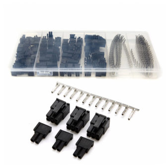 50stuks atx /eps pci-e gpu 4.2mm 5557 8p (6+2) pin power connector assortiment kit
