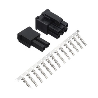 50stuks atx /eps pci-e gpu 4.2mm 5557 8p (6+2) pin power connector assortiment kit