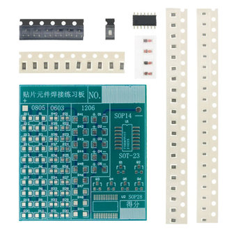 Soldeer oefen Training Board PCB SMT SMD