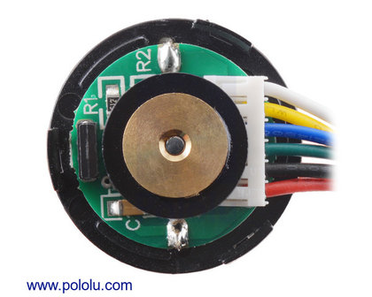 120.4:1 Metal Gearmotor 25Dx65L mm MP 12V with 48 CPR Encoder Pololu 4863