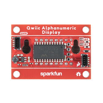 Qwiic Alphanumeric Display - White  Sparkfun 18565