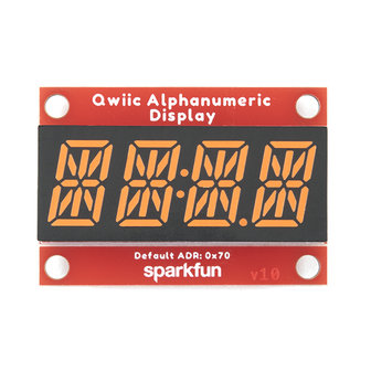Qwiic Alphanumeric Display - Pink  Sparkfun 16919
