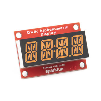 Qwiic Alphanumeric Display - Pink  Sparkfun 16919