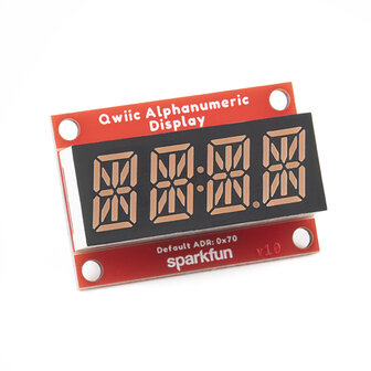 Qwiic Alphanumeric Display - Purple  Sparkfun 16918