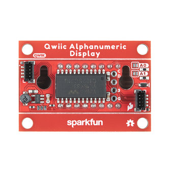 Qwiic Alphanumeric Display - Red  Sparkfun 16916