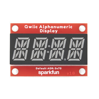 Qwiic Alphanumeric Display - Green  Sparkfun 18566