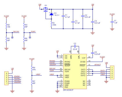 DRV8256P Single Brushed DC Motor Driver Carrier Pololu 4039