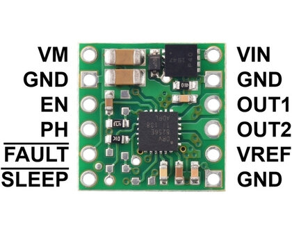 DRV8256E Single Brushed DC Motor Driver Carrier Pololu 4038