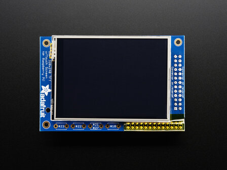 PiTFT - 320x240 2,8 inch TFT + Touchscreen voor Raspberry Pi van Adafruit 1601