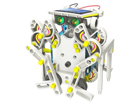 EDUCATIEVE ROBOTKIT OP ZONNE-ENERGIE - 14-IN-1