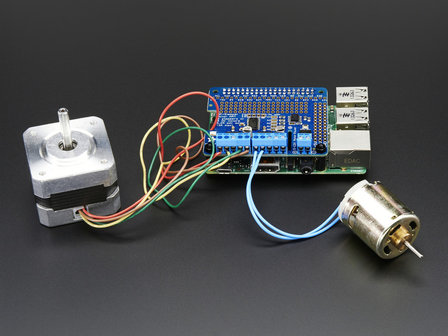 DC &amp; Stepper Motor HAT voor Raspberry Pi van Adafruit 2348