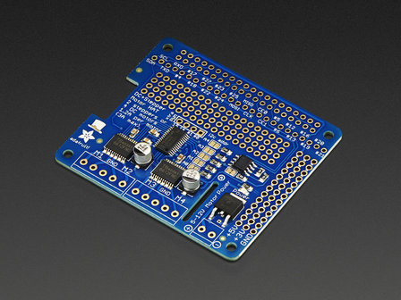 DC &amp; Stepper Motor HAT voor Raspberry Pi van Adafruit 2348