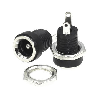 Jack socket Panel Mount Connector 5.5x2.1mm DC-022B