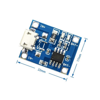 TP4056 micro usb 1A Lithium Battery Charging Board 