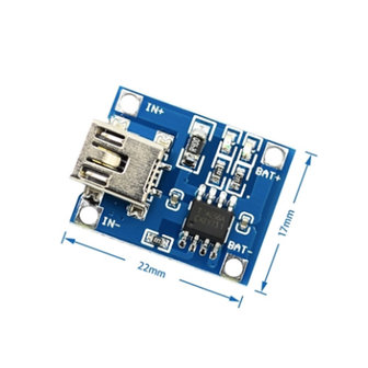 TP4056 Mini usb 1A Lithium Battery Charging Board