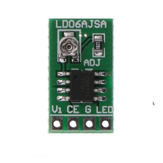 DC 2.8-6V 30-1500mA Constante stroomomvormer Instelbare regelmodule PWM Controller Board LD06AJSA