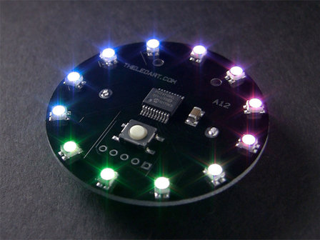 De LED Artist A12 - RGB LED Wearable van Adafruit 1574