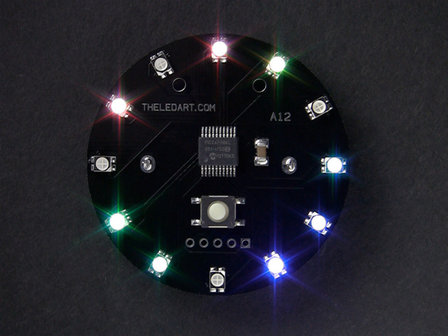 De LED Artist A12 - RGB LED Wearable van Adafruit 1574
