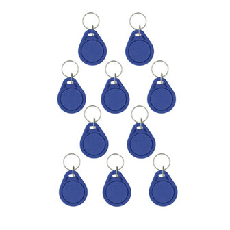 10 stuks Mifare classic 1K sleutelhangers Blauw - RFID Tags - RFID