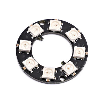 LED NeoPixel  Ring 32mm - 8x WS2812 5050 RGB LEDs met drivers